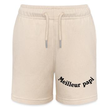 BEST PAPI - Stanley/Stella MINI BOLTER Organic Teen Jogging Shorts - soft Ecru - Front