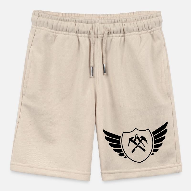 wappen shield dachdecker Stanley/Stella Teenager Bio-Joggingshorts MINI BOLTER