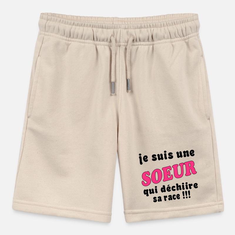 Ich bin eine SCHWESTER... Stanley/Stella Teenager Bio-Joggingshorts MINI BOLTER