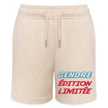 Limitierte Auflage GENDRE - Stanley/Stella Teenager Bio-Joggingshorts MINI BOLTER - Natur - Vorne