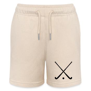 Hockey Stick Color Changing - Stanley/Stella MINI BOLTER Organic Teen Jogging Shorts - soft Ecru - Front