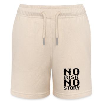 kein Risiko, keine Geschichte - Stanley/Stella Teenager Bio-Joggingshorts MINI BOLTER - Natur - Vorne