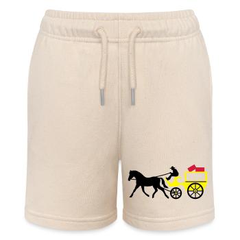 postkutsche post transport - Stanley/Stella Teenager Bio-Joggingshorts MINI BOLTER - Natur - Vorne