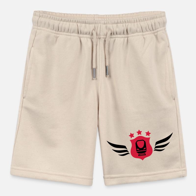 Railway Railwayman Cheminot Train Eisenbahn Stanley/Stella MINI BOLTER Organic Teen Jogging Shorts