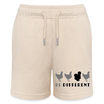 Be Different - Stanley/Stella MINI BOLTER Organic Teen Jogging Shorts - soft Ecru - Front