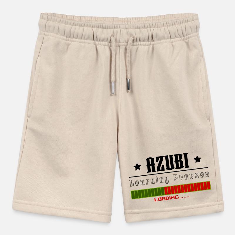 AZUBI learning process loading white tshirt Stanley/Stella Teenager Bio-Joggingshorts MINI BOLTER