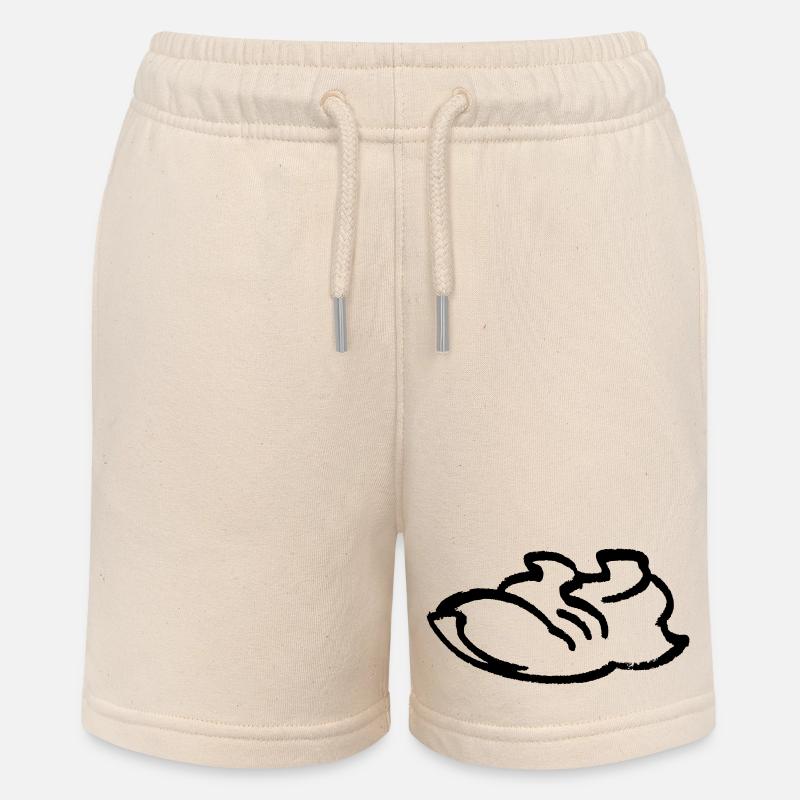 Contour de la chaussure de course - Short bio MINI BOLTER Stanley/Stella Ado - écru doux