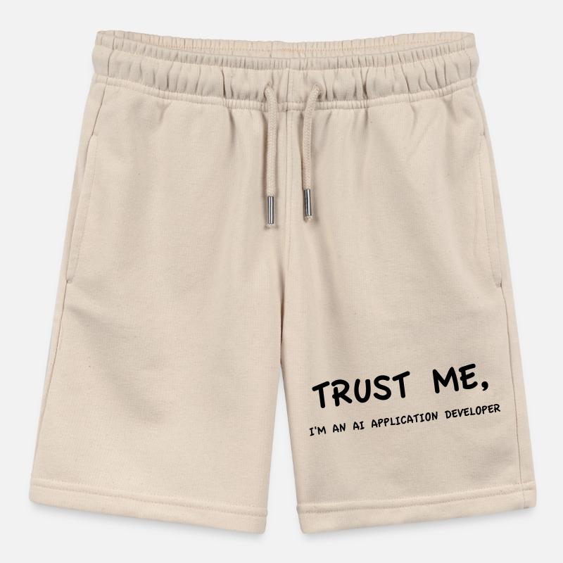 Trust me I'm an AI Application Developer Einfarbig Stanley/Stella Teenager Bio-Joggingshorts MINI BOLTER