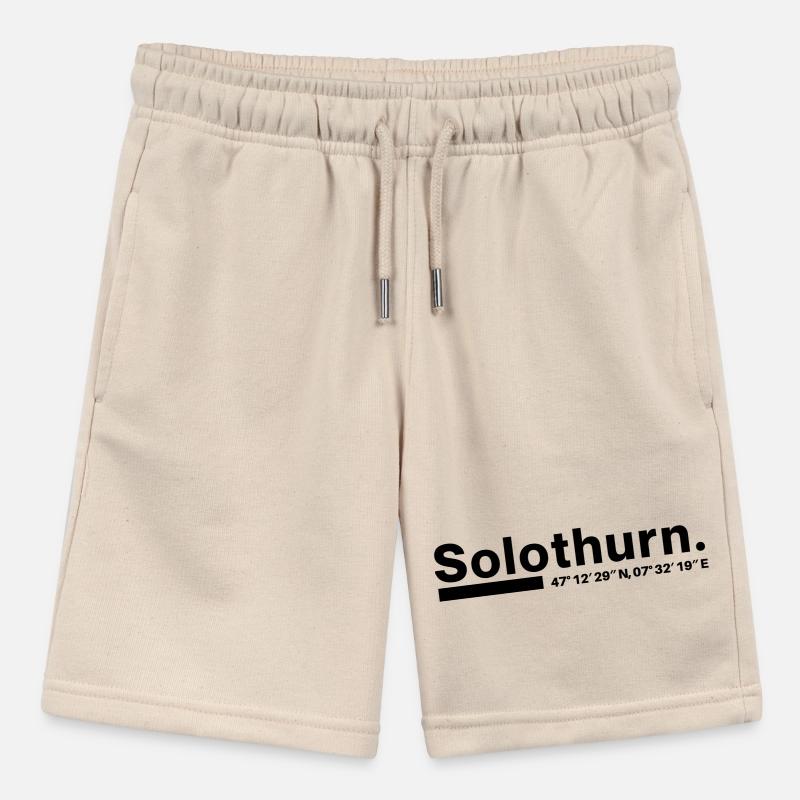 Solothurn coordinates Canton Switzerland Stanley/Stella MINI BOLTER Organic Teen Jogging Shorts