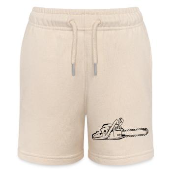 Chainsaw - Stanley/Stella MINI BOLTER Organic Teen Jogging Shorts - soft Ecru - Front