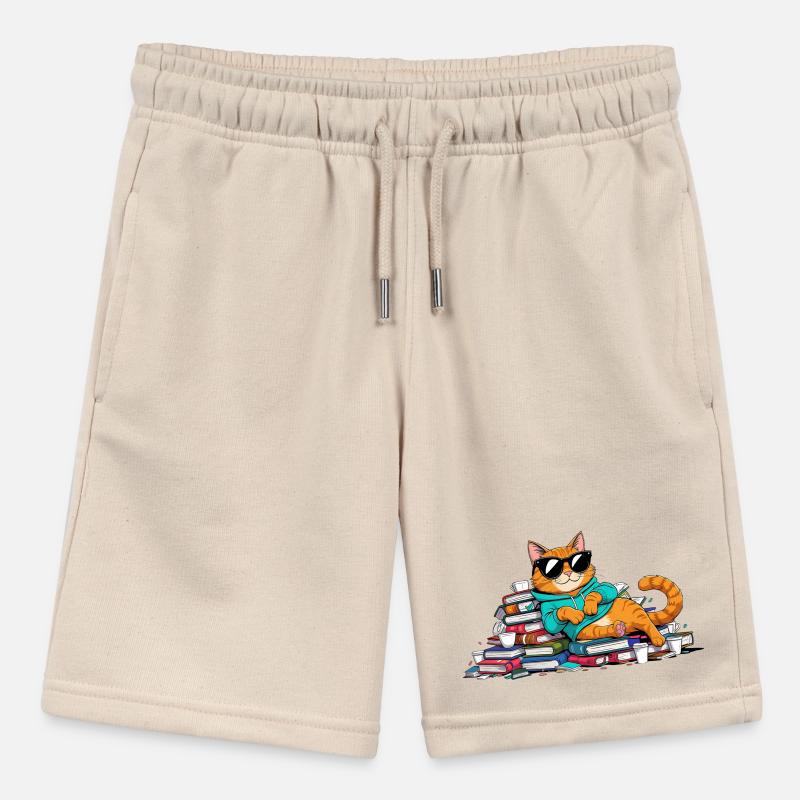Chat rat de bibliothèque décontracté avec des lunettes de soleil Short bio MINI BOLTER Stanley/Stella Ado