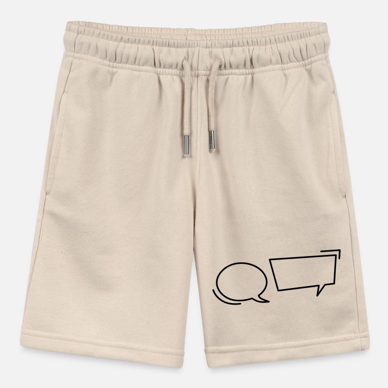 Comic speech bubbles Stanley/Stella MINI BOLTER Organic Teen Jogging Shorts