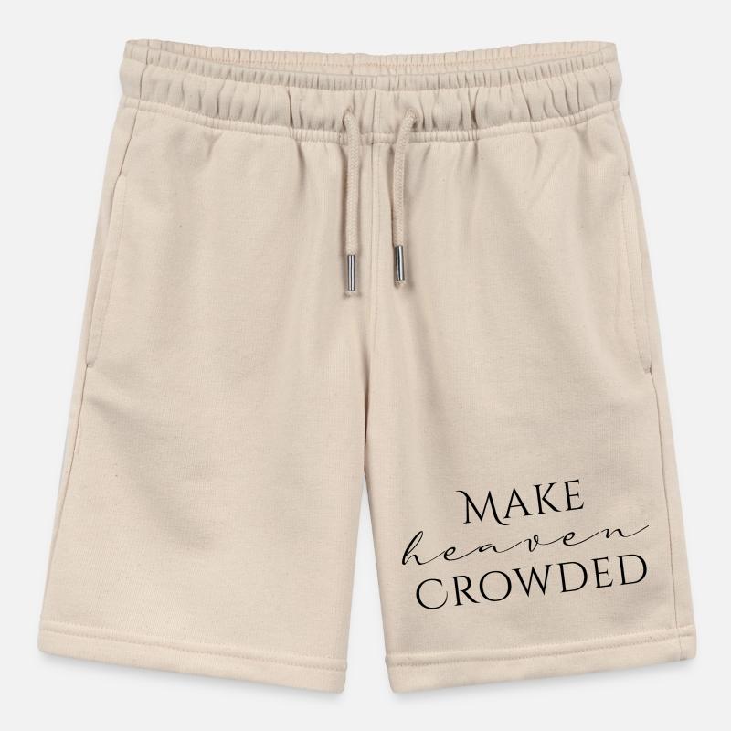 Make Heaven Crowded Glaube Design Stanley/Stella Teenager Bio-Joggingshorts MINI BOLTER