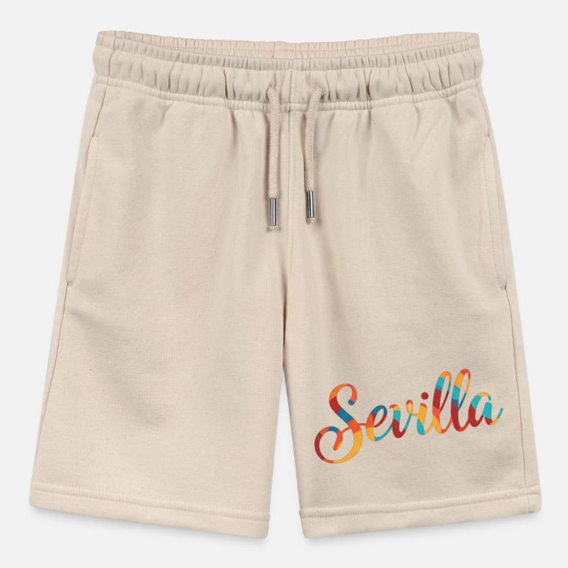 Sevilla Regenbogen Script Stanley/Stella Teenager Bio-Joggingshorts MINI BOLTER