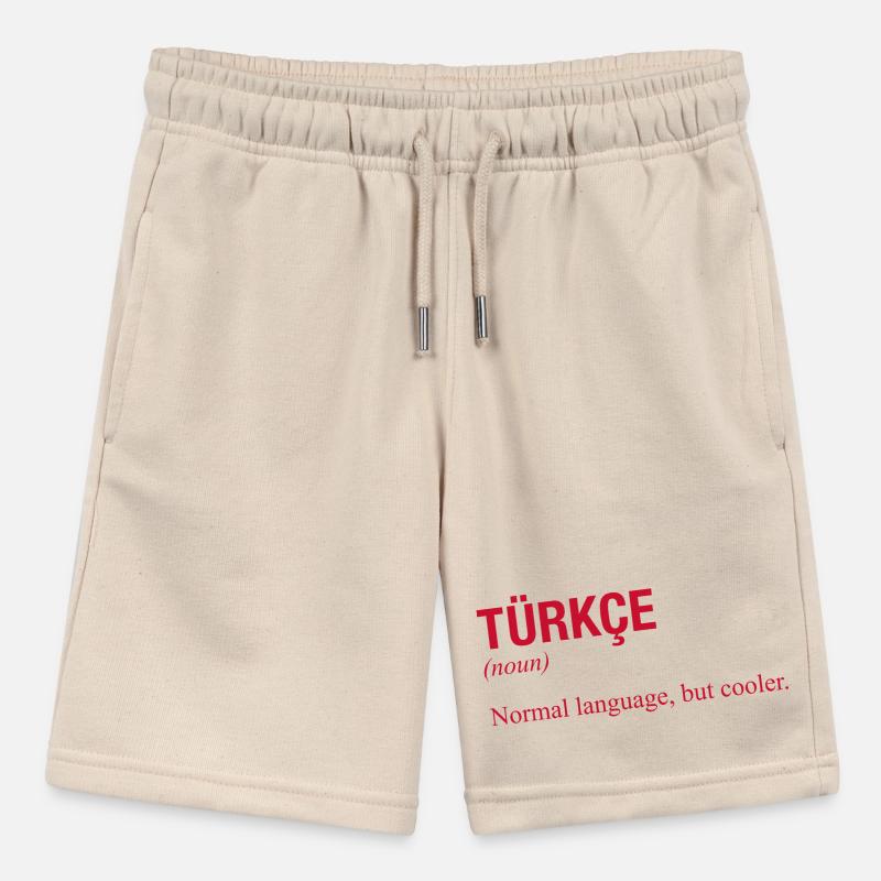 Turkish language Türkische Sprache Stanley/Stella MINI BOLTER Organic Teen Jogging Shorts