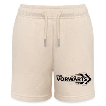 Nur Vorwärts - Stanley/Stella Teenager Bio-Joggingshorts MINI BOLTER - Natur - Vorne