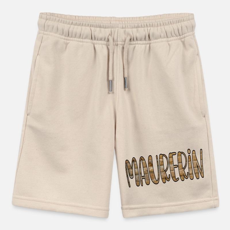 Construction industry bricklayer house construction Stanley/Stella MINI BOLTER Organic Teen Jogging Shorts