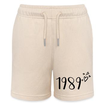 1989 - Stanley/Stella MINI BOLTER Organic Teen Jogging Shorts - soft Ecru - Front