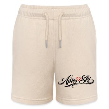 Après-ski heart love - Stanley/Stella MINI BOLTER Organic Teen Jogging Shorts - soft Ecru - Front