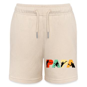 Papa Frisbee Player Ultimate Flying Disc Dad - Stanley/Stella Teenager Bio-Joggingshorts MINI BOLTER - Natur - Vorne