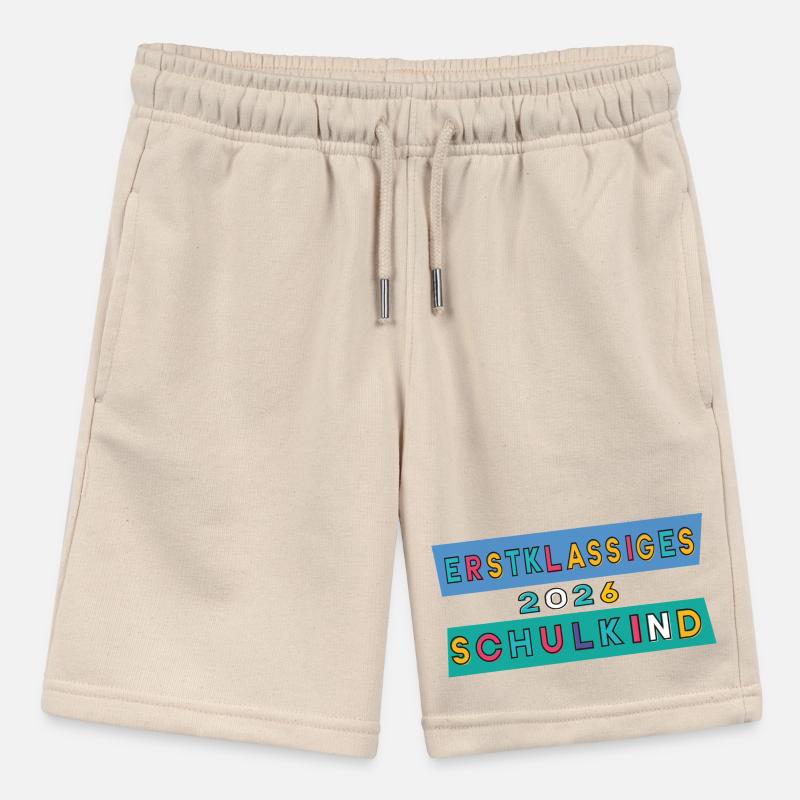 First-class schoolchild 2026 Stanley/Stella MINI BOLTER Organic Teen Jogging Shorts