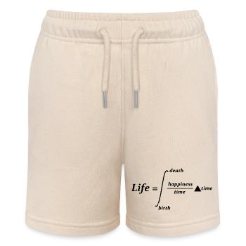 Life Death Happiness time birth - Stanley/Stella MINI BOLTER Organic Teen Jogging Shorts - soft Ecru - Front
