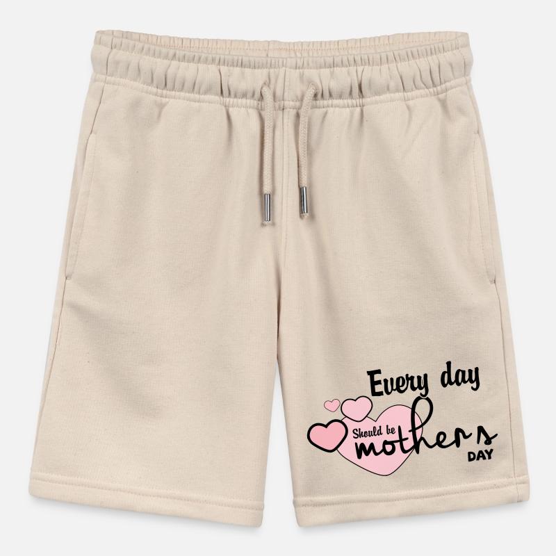 Jeder Tag sollte ein Muttertag sein Stanley/Stella Teenager Bio-Joggingshorts MINI BOLTER