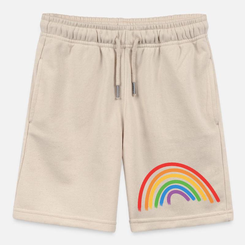 Rainbow Gift Idea Stanley/Stella MINI BOLTER Organic Teen Jogging Shorts