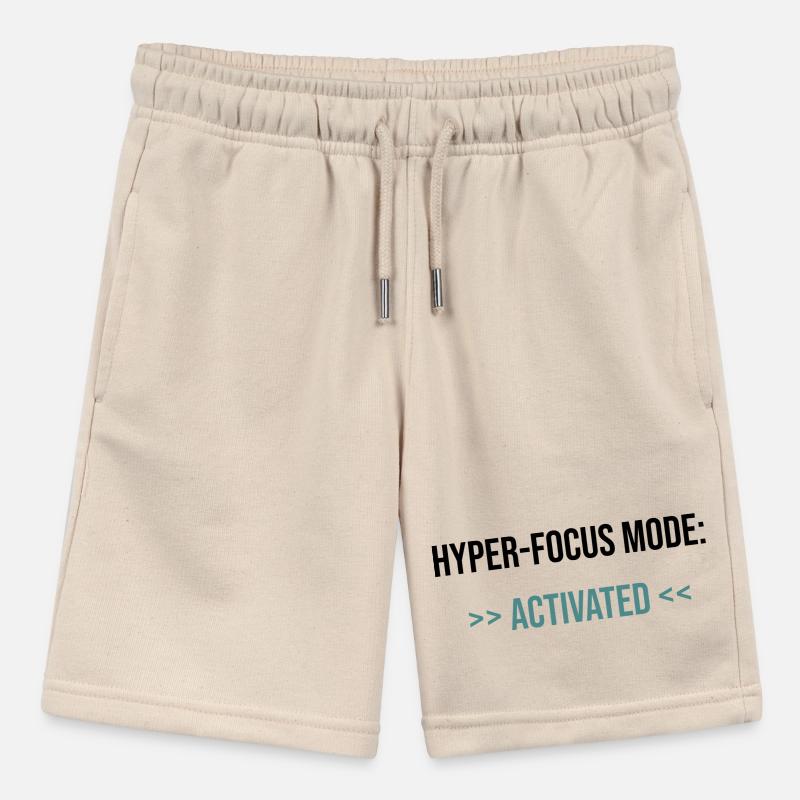 Hyper-Focus Mode: Activated - Statement Stanley/Stella Teenager Bio-Joggingshorts MINI BOLTER