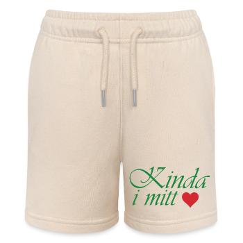 Irgendwie in meinem Herzen - Stanley/Stella Teenager Bio-Joggingshorts MINI BOLTER - Natur - Vorne