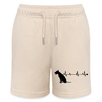 Hund - Stanley/Stella Teenager Bio-Joggingshorts MINI BOLTER - Natur - Vorne