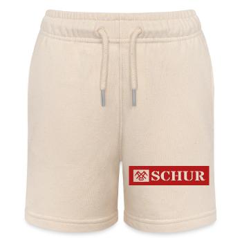 Schur gon Dach Gemorje im Siegerland Sejerlänner  - Stanley/Stella Teenager Bio-Joggingshorts MINI BOLTER - Natur - Vorne