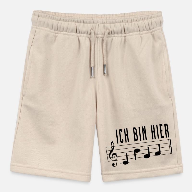 Ich bin hier Chef Notenschrift Chorleiter Dirigent Stanley/Stella Teenager Bio-Joggingshorts MINI BOLTER