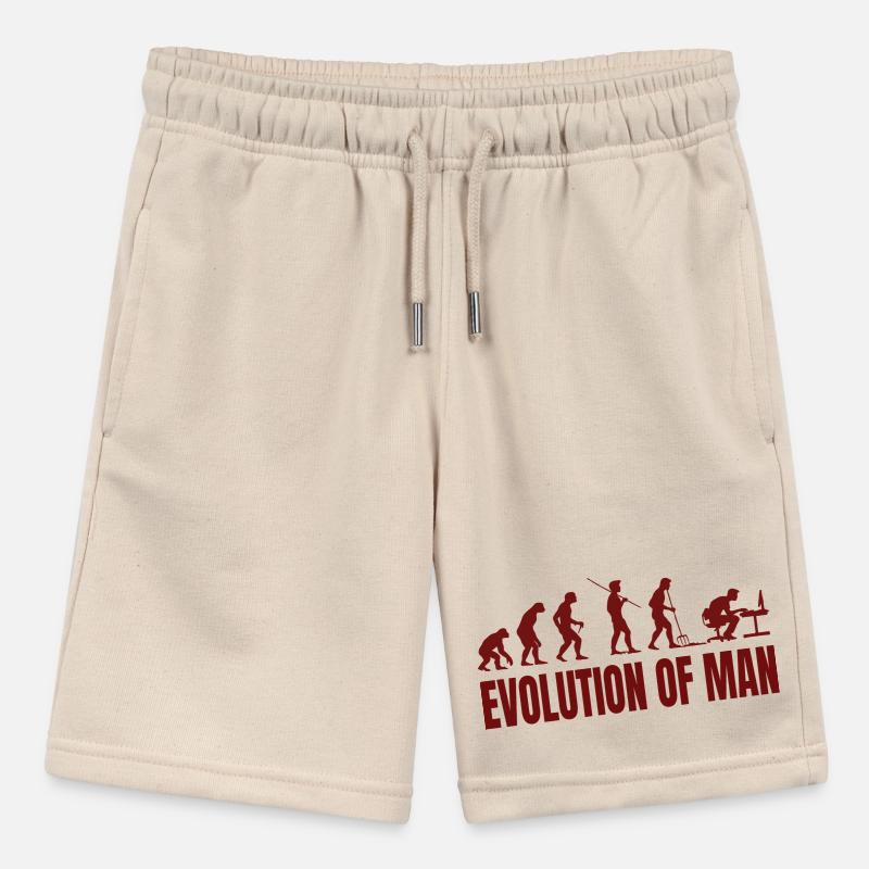 Computer PC Evolution Informatiker Programmierer Stanley/Stella Teenager Bio-Joggingshorts MINI BOLTER