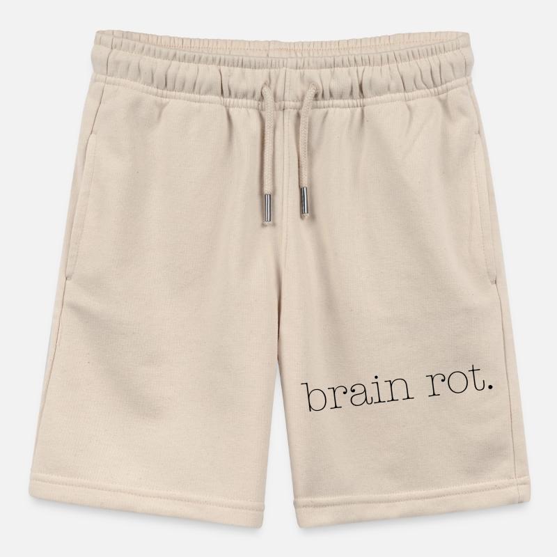 brain rot Stanley/Stella MINI BOLTER Organic Teen Jogging Shorts