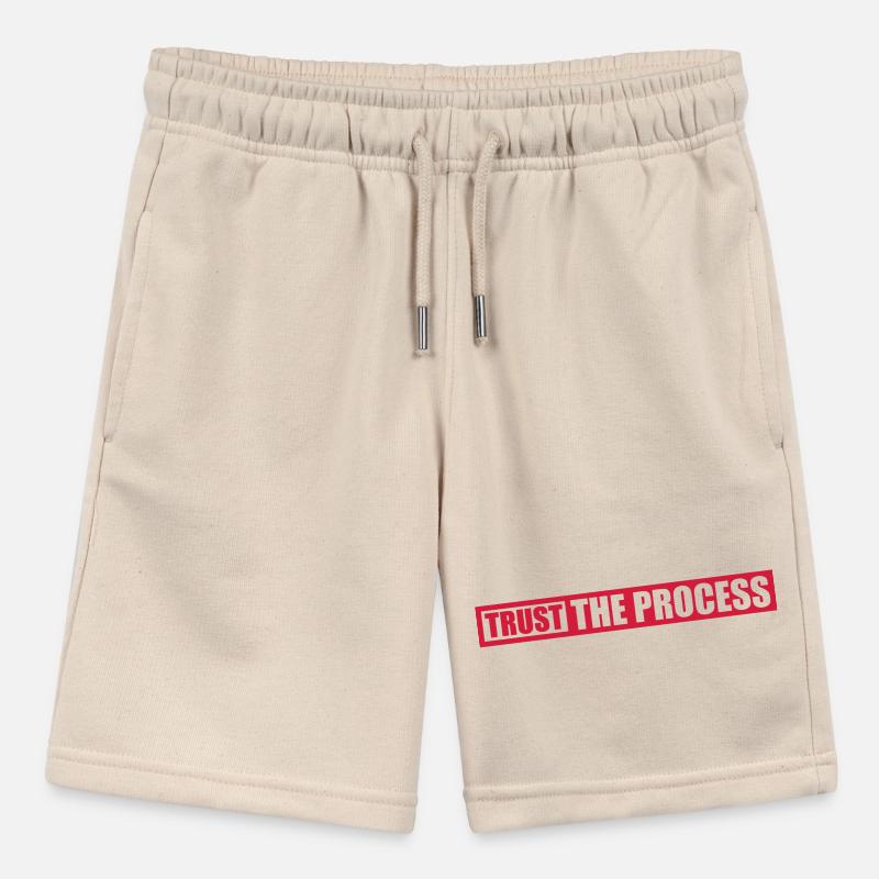 trust the process Quote Stanley/Stella MINI BOLTER Organic Teen Jogging Shorts