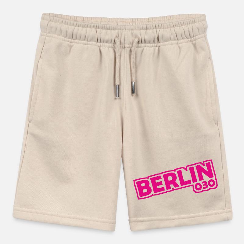 Berlin - 030 - Capital - Germany - Area Code Stanley/Stella MINI BOLTER Organic Teen Jogging Shorts