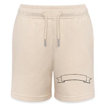 Decorative Banner, Text Frame Title/Heading - Stanley/Stella MINI BOLTER Organic Teen Jogging Shorts - soft Ecru - Front