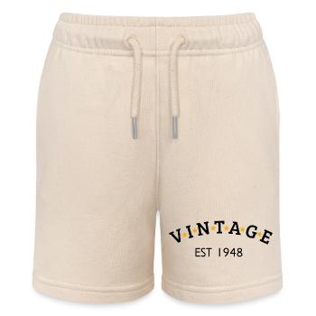 Vintage is 1948 - Stanley/Stella MINI BOLTER Organic Teen Jogging Shorts - soft Ecru - Front