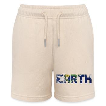 Earth - Erde - Stanley/Stella MINI BOLTER Organic Teen Jogging Shorts - soft Ecru - Front