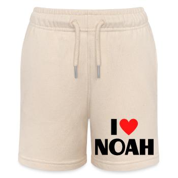 J’aime Noah Red Heart Love Fan Gift - Short bio MINI BOLTER Stanley/Stella Ado - écru doux - Devant