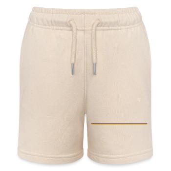 Deutschland Fahne Linie - Stanley/Stella Teenager Bio-Joggingshorts MINI BOLTER - Natur - Vorne
