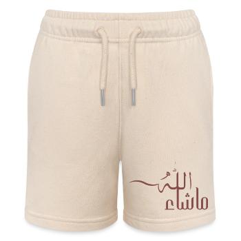 Mashallah auf Arabisch - Stanley/Stella Teenager Bio-Joggingshorts MINI BOLTER - Natur - Vorne
