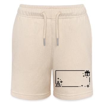 Décor de Noël - Short bio MINI BOLTER Stanley/Stella Ado - écru doux - Devant