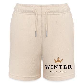 Winter - Stanley/Stella Teenager Bio-Joggingshorts MINI BOLTER - Natur - Vorne