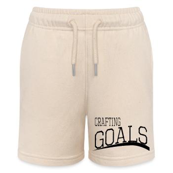 fostering creativity artistic exploration fun - Stanley/Stella MINI BOLTER Organic Teen Jogging Shorts - soft Ecru - Front