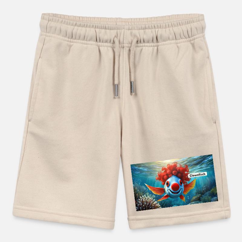 Pun ambiguous german expression - Clownfisch Stanley/Stella MINI BOLTER Organic Teen Jogging Shorts