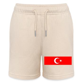 Turquie - Drapeau turc - Short bio MINI BOLTER Stanley/Stella Ado - écru doux - Devant