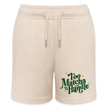 Too Matcha To Handle - Stanley/Stella MINI BOLTER Organic Teen Jogging Shorts - soft Ecru - Front