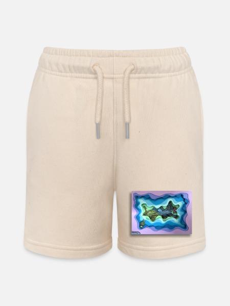 Wonderland - Stanley/Stella Teenager Bio-Joggingshorts MINI BOLTER - Natur